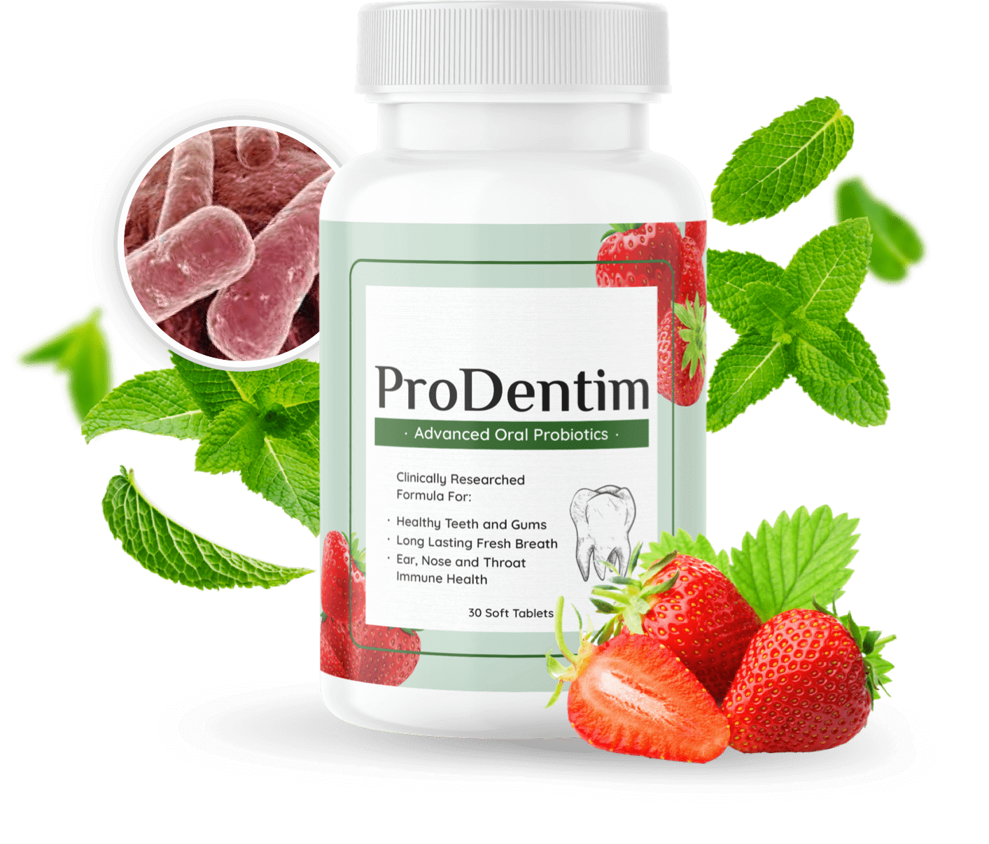 ProDentim Dental Health Probiotic Supplement Bottle