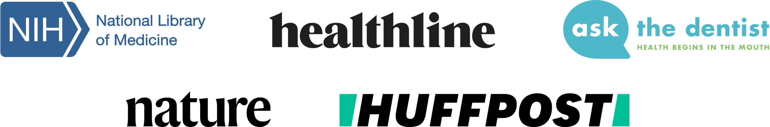 Scientific References Logos - Nature, Springer, NCBI, American Journal of Clinical Nutrition